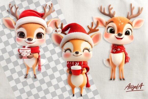 Christmas Cartoon Clipart, Deer Clipart: A Crafter’s Review