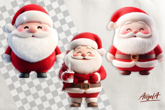 Christmas Clipart, Cute Santa Clipart: A Designer’s Review for Illustrations and Blog Graphics