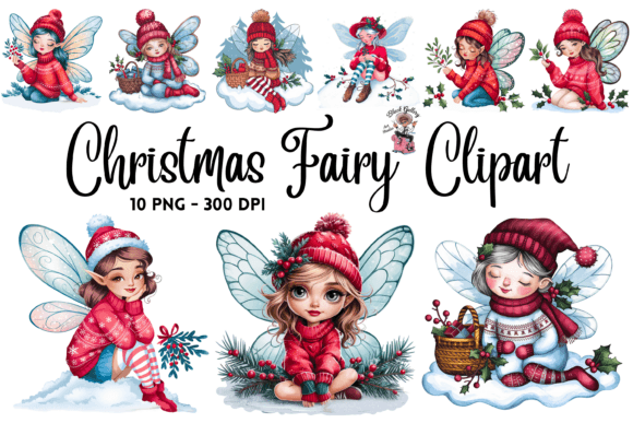 Christmas Fairy PNG Clipart Bundle: A Crafter’s Review
