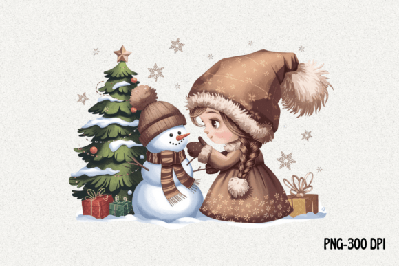 Christmas Gnome Girls Sublimation, PNG
