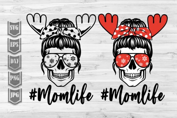 Christmas Momlife Bun Skull Review for Designers