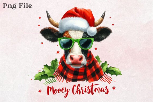 Christmas Mooey Clipart PNG: A Designer’s Review for Seasonal Illustrations