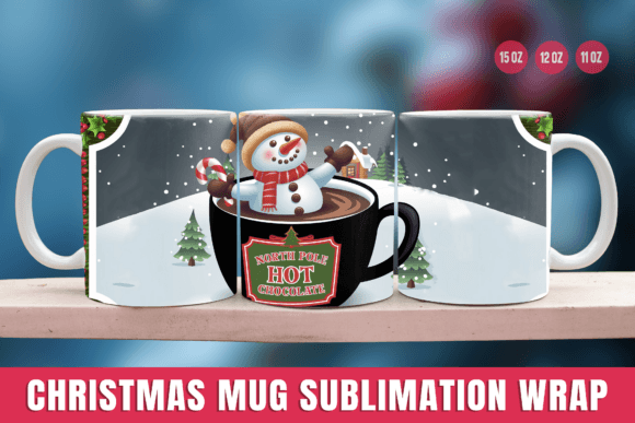 Christmas Mug Sublimation Wrap: A Designer’s Review for Seasonal Illustrations