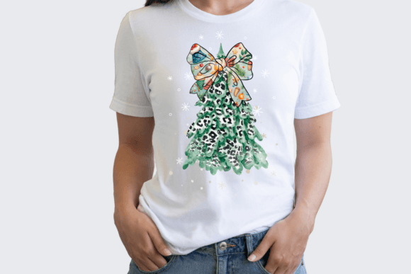 Coquette Glitter Christmas Tree PNG Review for Modern Illustrations