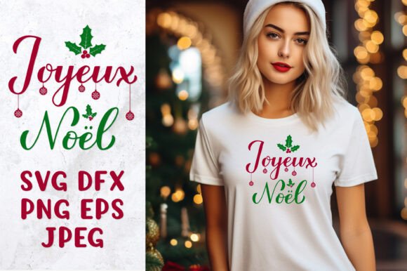 Joyeux Noel. Merry Christmas in French Illustrations
