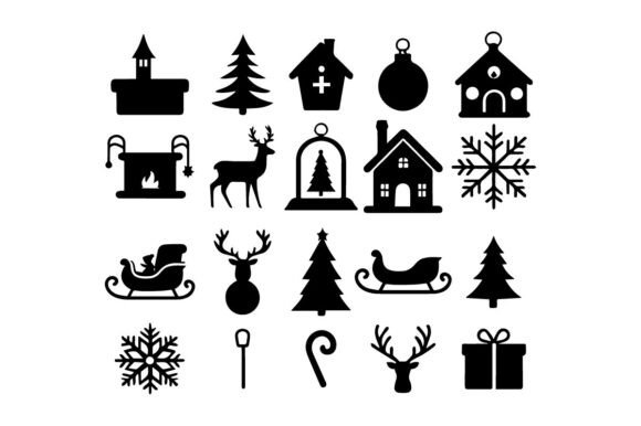 Merry Christmas Icon Set Vector: Editorial Review for Bloggers and Publishers