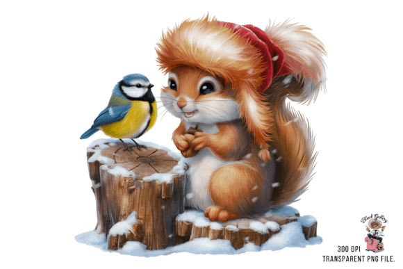 Review: Christmas Squirrel Clipart PNG