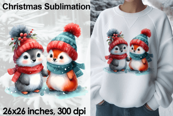 Watercolor Christmas Best Friends: A Review for Blog Graphics and Illustrations